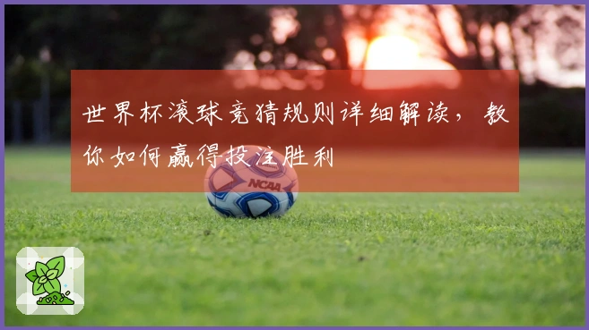 世界杯滚球竞猜规则详细解读，教你如何赢得投注胜利